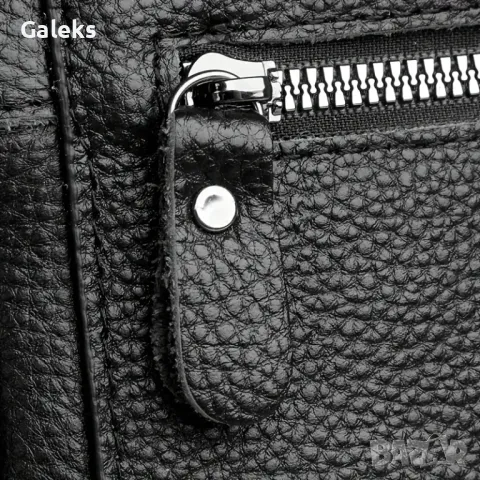 Бутикова, удобна и практична чантичка за през рамо /Черна и Кафява естест. кожа!, снимка 16 - Чанти - 50333573