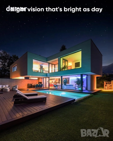 SANNCE 3MP PoE охранителна камера за външна употреба, пълноцветно нощно виждане, снимка 3 - IP камери - 52733929