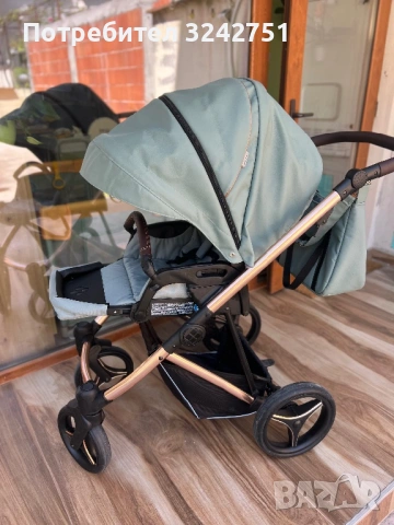 Бебешка количка 2 в 1 Bebetto Flavio Premium  Class, снимка 7 - Детски колички - 54342095
