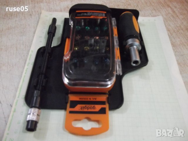Отвертка тресчотка "GADGET" 26 части нова, снимка 11 - Отвертки - 38098497