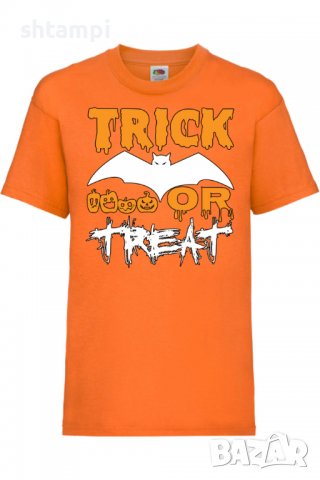 Детска тениска Trick Or Treat 1,Halloween,Хелоуин,Празник,Забавление,Изненада,Обичаи,, снимка 7 - Детски тениски и потници - 38155684