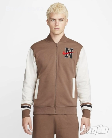 Nike fleece горнище мъжка оригинален , снимка 3 - Спортни дрехи, екипи - 52132748