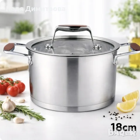 Тенджера 3 размера, снимка 2 - Прибори за хранене, готвене и сервиране - 56129246