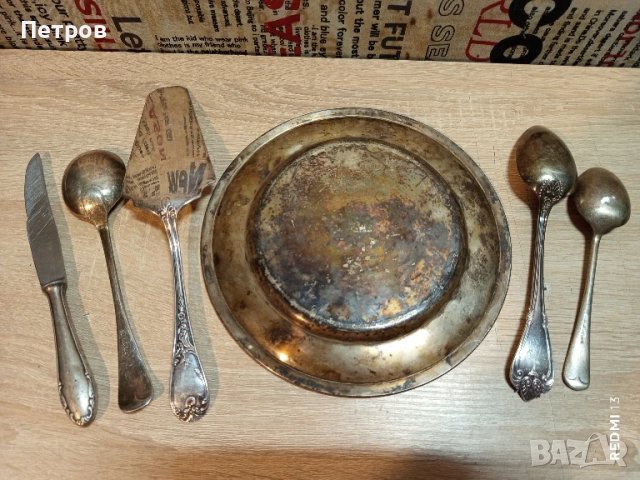 Посребрени прибори (Silver plated), снимка 6 - Антикварни и старинни предмети - 50498742