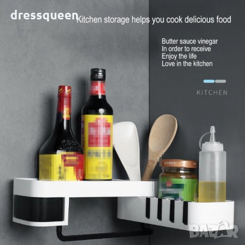 2699 Етажерка за баня самозалепяща се на 2 нива, снимка 10 - Други стоки за дома - 30530256