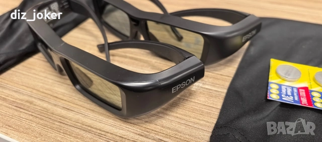 Epson 3d очила ELPGS01, снимка 2 - Стойки, 3D очила, аксесоари - 54056834
