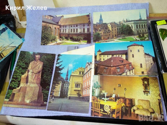 РИГА - СТАРО КОЛЕКЦИОНЕРСКО МИНИ АЛБУМЧЕ с ПОЩЕНСКИ КАРТИЧКИ от СЪВЕТСКО ВРЕМЕ от Град РИГА 35496, снимка 5 - Филателия - 39398193