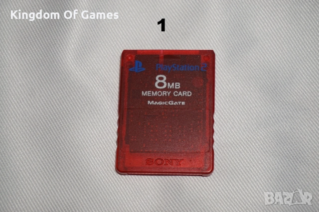 4 Оригинални Мемори Карти PS2 8MB/Mad Catz 8MB/64MB Memory Card/Оригинален AV Кабел за PS1 и PS2/ , снимка 3 - Аксесоари - 52889432