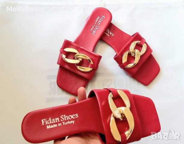 Дамски чехли Fidan Shoes , снимка 2 - Чехли - 37038015