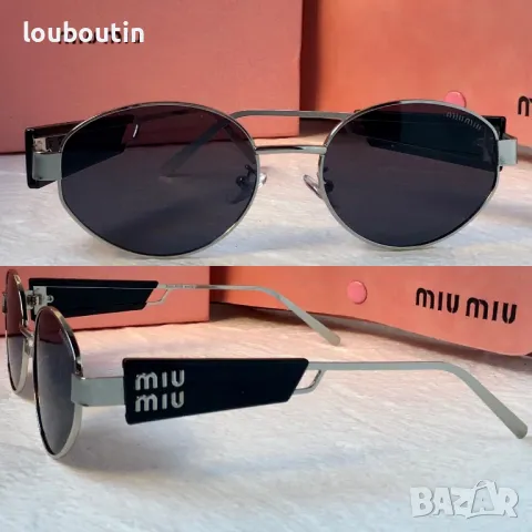 Miu 2024 дамски слънчеви очила елипса кръгли овални 4 цвята, снимка 6 - Слънчеви и диоптрични очила - 47668498