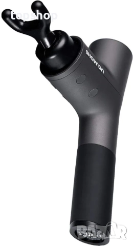 Чисто нов запечатан в целофан Shavron професионален и мощен масажен пистолет висок клас  Ръчен ...