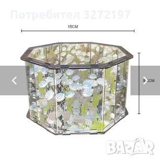 Ръчно изработена 3-Д LED нощна лампа с Рози,Направи си сам домашен декор, снимка 17 - Други стоки за дома - 50496446