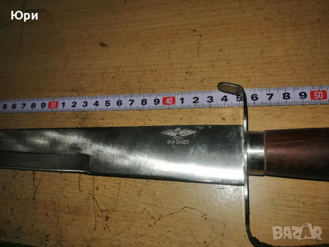 Продавям американска сабя USA SABER 45см, снимка 4 - Ножове - 49276523