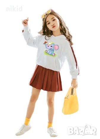 Сладко детско слонче щампа термо апликация картинка за дреха блуза чанта, снимка 2 - Други - 29638827