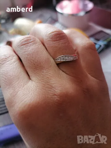 Сребърен пръстен - модел R049, снимка 2 - Пръстени - 48783896