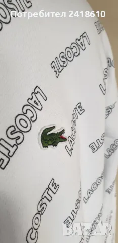 Lacoste LIVE! Oversize Hoodie Mens Size 5 - L НОВО! ОРИГИНАЛ! Мъжка Качулка !, снимка 3 - Спортни дрехи, екипи - 48252532