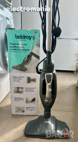 ЧИСТО НОВА!!! парочистачка Beldray 14-в-1 с гъвкаво рамо (Flexi-Hinge) , снимка 8 - Парочистачки и Водоструйки - 54247223