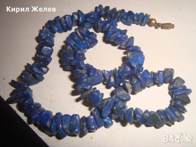 ЛАЗУРИТ АРТ КРАСИВО КОЛИЕ ХЕНД-МЕЙД 14995, снимка 8 - Колиета, медальони, синджири - 30695754