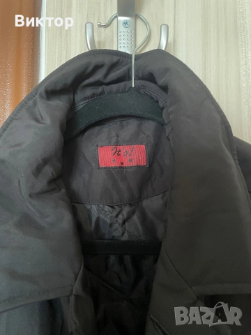 Дълго Черно Яке , снимка 3 - Якета - 52304138