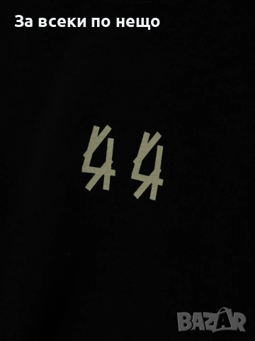 Label Groop 44 Мъжка Черна Тениска👕Мъжка Блуза С Къс Ръкав В Черен Цвят Код Mens P.244, снимка 4 - Тениски - 53922440