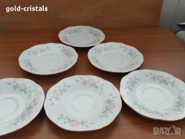  Порцелан чехословакия чинии чинийки, снимка 2 - Антикварни и старинни предмети - 30467587