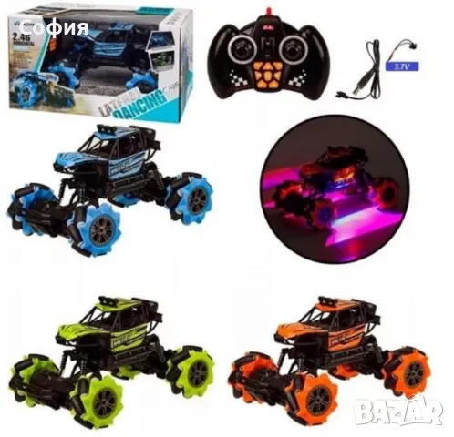 Кола с дистанционно управление Baotec Lateral Dancing W/ Light and Music – 4x4