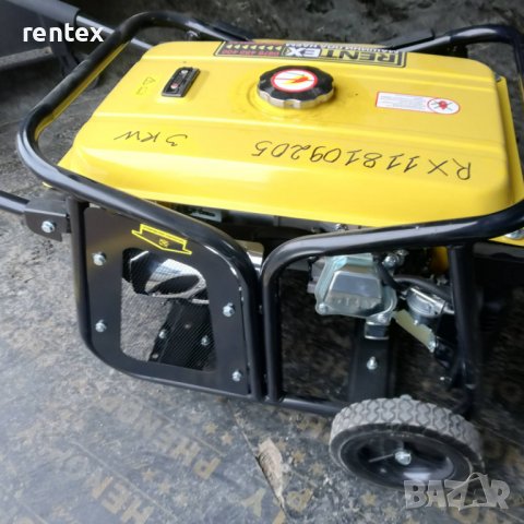 Генератор монофазен 3 kW ПОД НАЕМ от Рентекс, снимка 1 - Генератори - 39290206