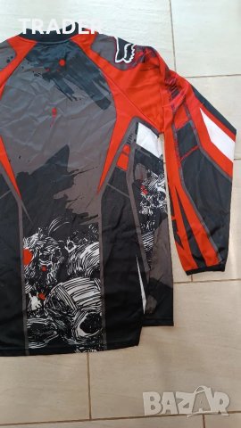 ветровка, джърси, тениска с дълъг ръкав блуза мотокрос колоездене МТВ маунтинбайк FOX, снимка 14 - Спортни дрехи, екипи - 37762499