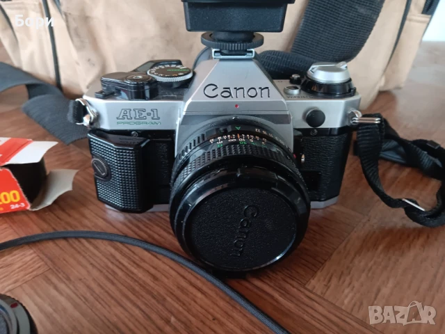 Canon AE-1 фотоапарат,камера, снимка 2 - Фотоапарати - 50939147