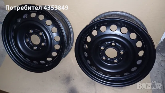 4 броя железни джанти 15" от Мерцедес