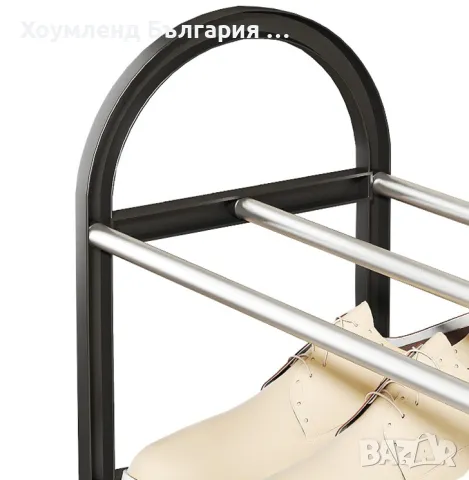 Малък стелаж за обувки на 5 нива - 71х42х19см, снимка 4 - Други - 48769952