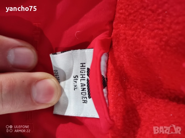 мъжко яке с качулка " high lander" XL, снимка 7 - Якета - 52719024