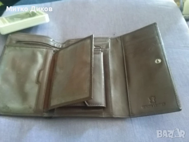 Марков портфейл Блентио естествена кожа 160х105мм, снимка 7 - Портфейли, портмонета - 51005918
