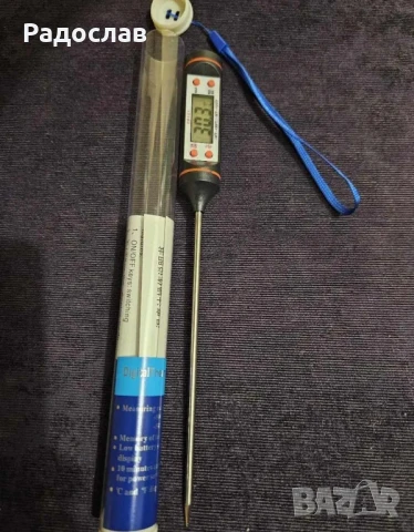 Дигитален кухненски термометър за прецизно измерване на температура.