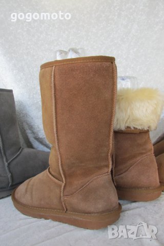 UGG®  аналог, топли зимни ботуши -100% естествена кожа - велур, N- 37 - 38, бежави, снимка 6 - Дамски ботуши - 34956809