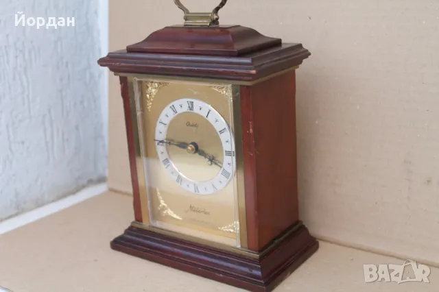 Англииски настолен кварцов часовник ''Kundo'', снимка 8 - Антикварни и старинни предмети - 47305711