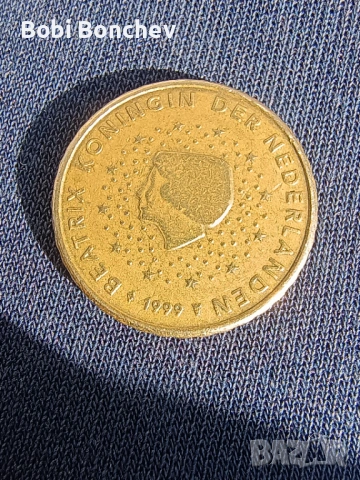 Рядка монета от Нидерландия 10 cent 1999г!
