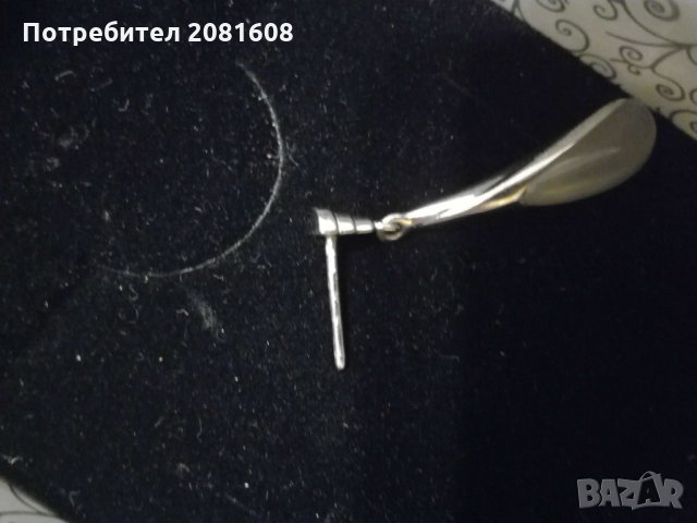 Обеци Emporio Armani,сребърни, снимка 3 - Обеци - 31755636