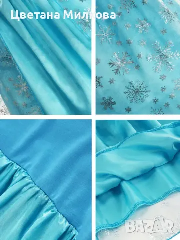 Рокля на Елза и аксесоари само за 30 лв.!, снимка 7 - Детски рокли и поли - 49185458