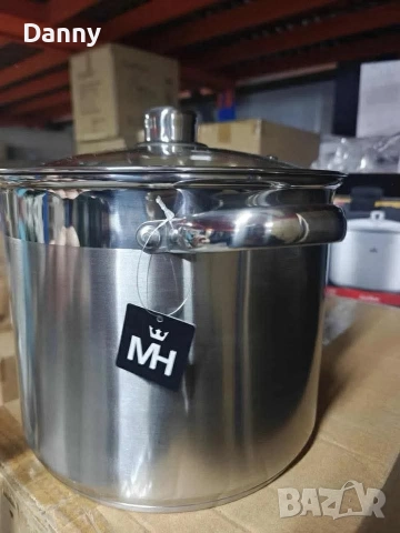 Неръждаеми тенджери с дебело дъно , снимка 3 - Съдове за готвене - 52891152