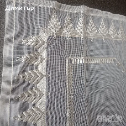 Ретро ръчно бродирани карета (8 бр.) – уникална прозрачна/найлонова панама, снимка 16 - Декорация за дома - 55903064
