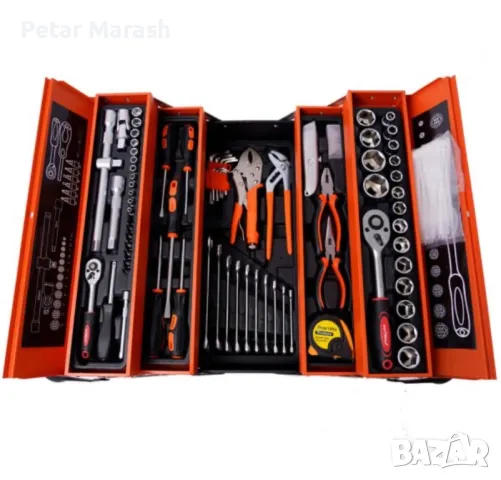 Комплект Инструменти в Метален Куфар 147 Части KRAFT WORLD, снимка 5 - Куфари с инструменти - 50335487
