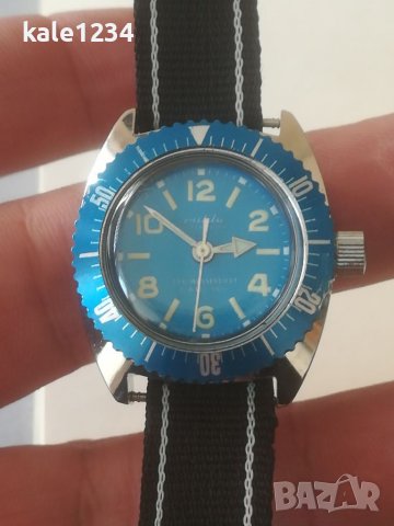 Ruhla wasserdicht. Germany. Дамски часовник. Амфибия. Водолазен. Механичен. Гмуркане. Vintage watch, снимка 7 - Дамски - 39998494
