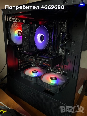 Компютър ryzen 5 7500f rx 9060 xt 16 gb