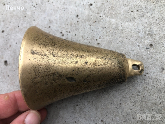 стар бронзов чан /звънец, хлопка/ , снимка 4 - Антикварни и старинни предмети - 44304740