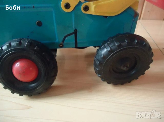 Стара Рядка Руска Метална Голяма Играчка Трактор Фадрома СССР , снимка 9 - Колекции - 44207861