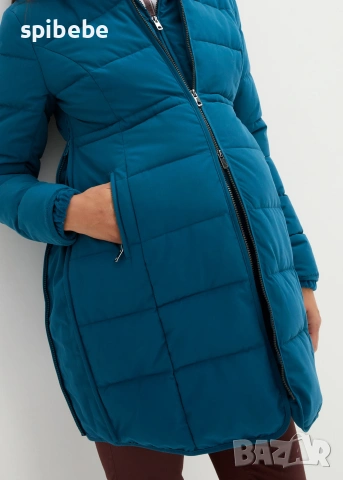 Ново зимно яке за бременни и бебеносене размер Bonprix XL 44, снимка 8 - Якета - 53119880