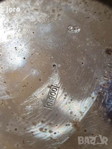 сребърен джобен часовник, снимка 2 - Джобни - 50942099