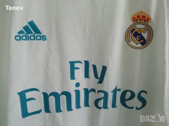 Real Madrid Cristiano Ronaldo Adidas 2017/2018 оригинална тениска фланелка Реал Мадрид Роналдо L, снимка 5 - Тениски - 49451263