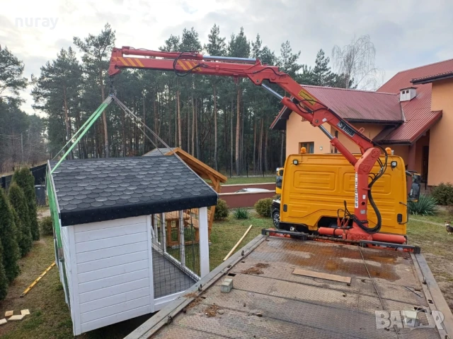 камион със кран услуги , снимка 2 - Товарни превози - 42910623